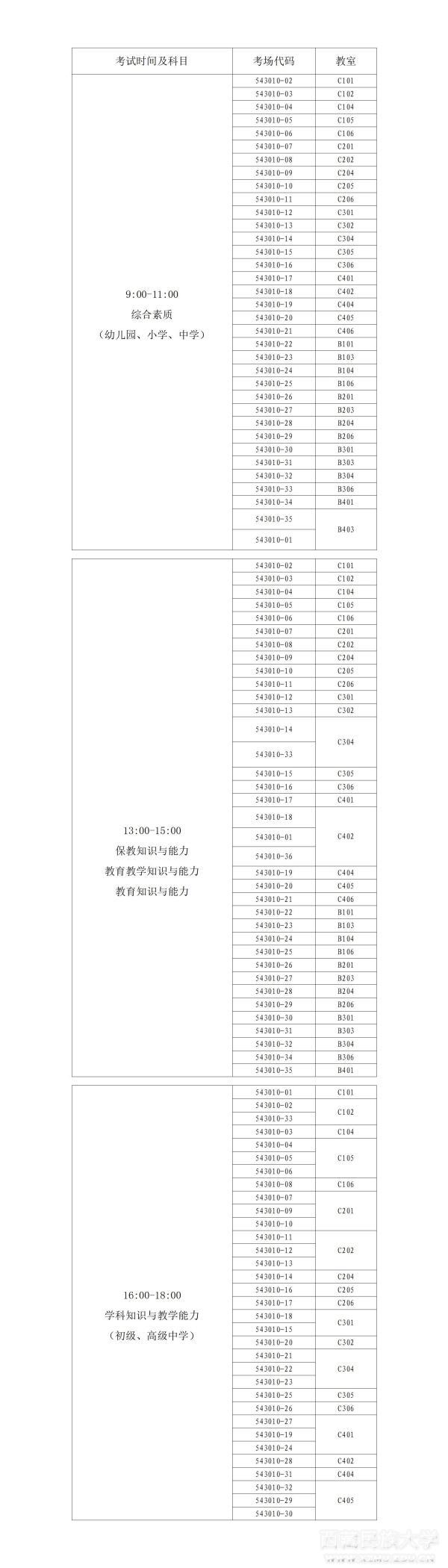 笔试举行参加考试